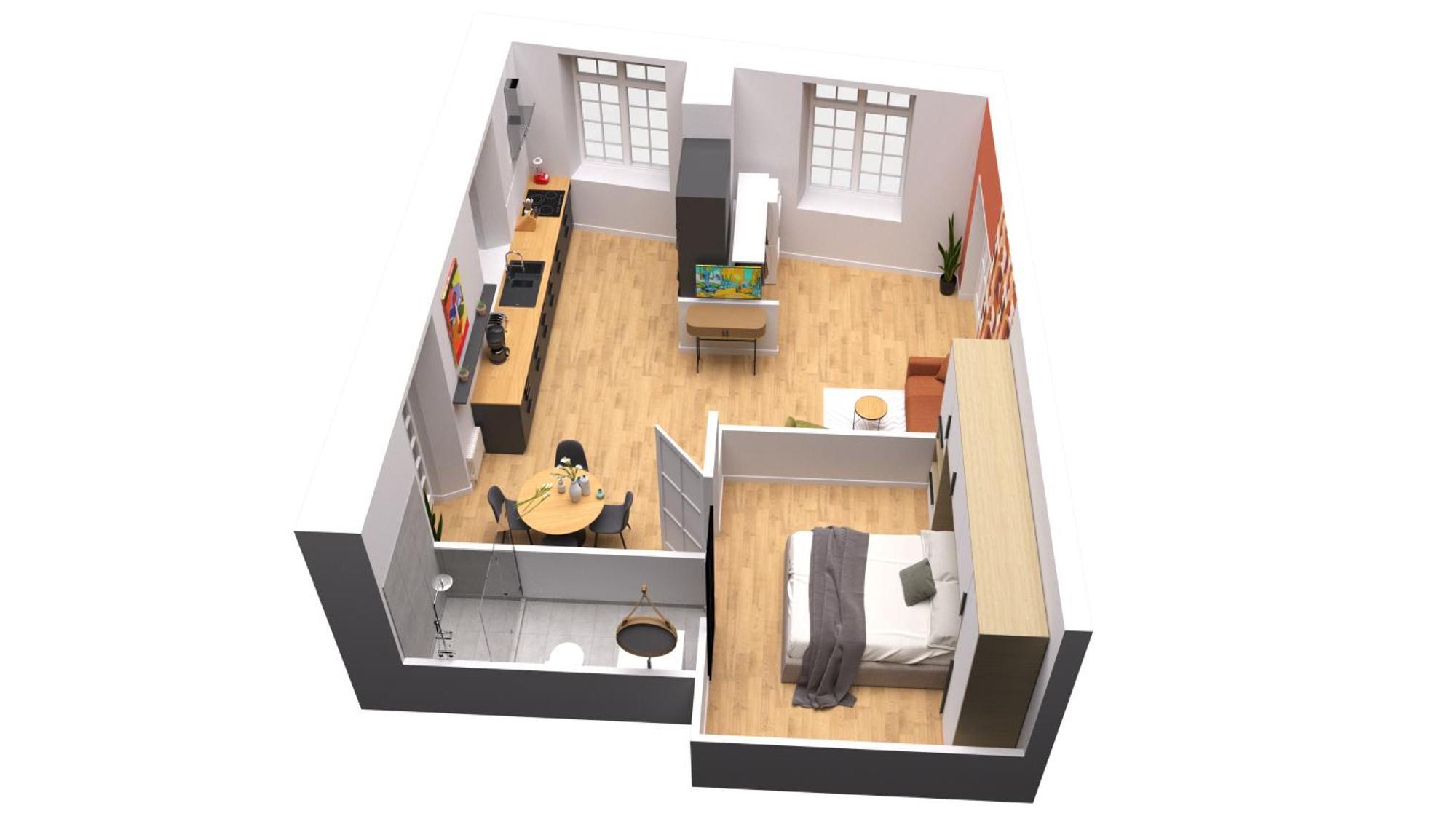 Mm Suites Loft Cathedrale Реймс Стая снимка